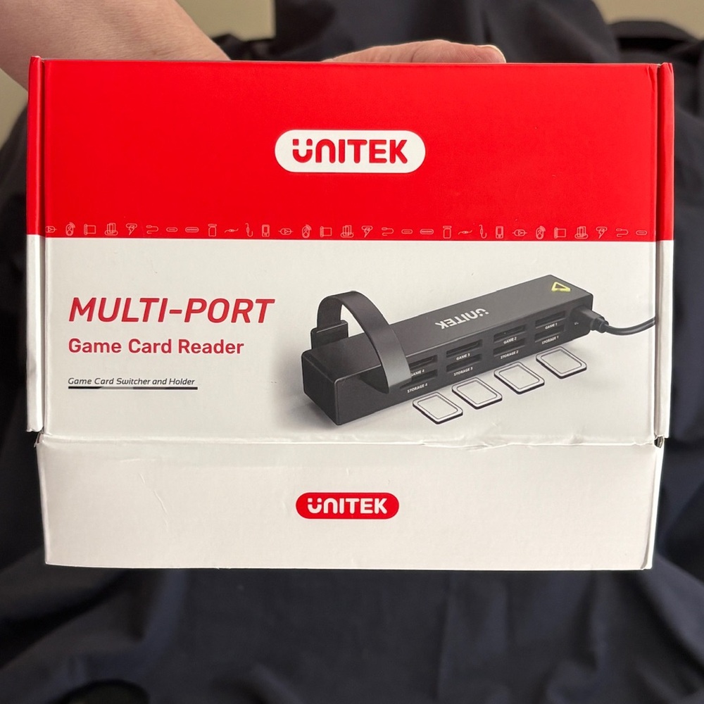 Unitek Multiport Switch Game Card Reader 8 Slots With Remote